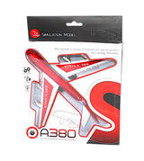 alloy plane model a380 with light & music sy8023