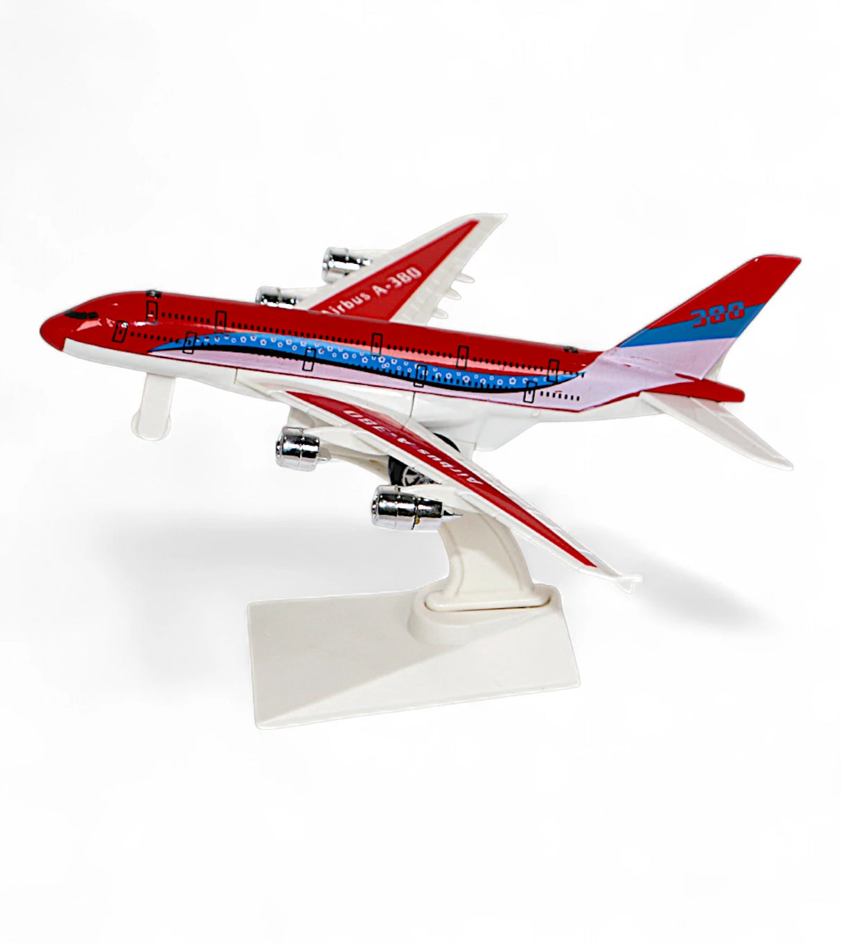 alloy plane model a380 with light & music sy8023