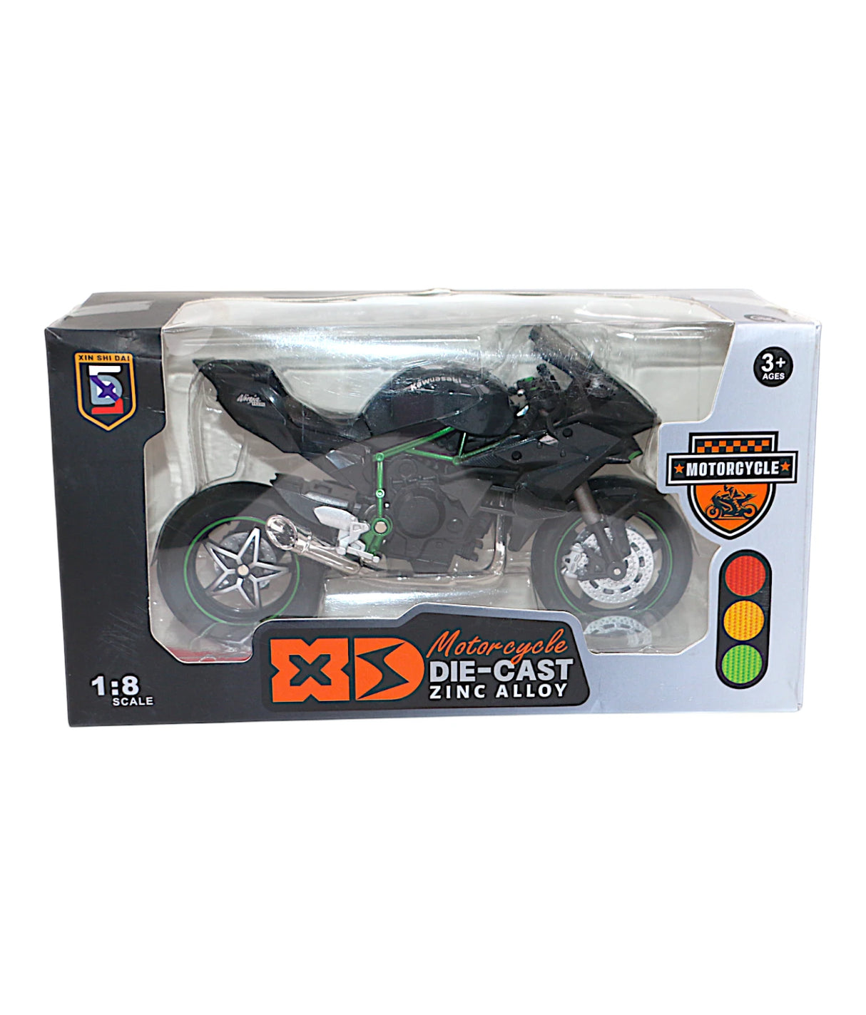 die-cast metal bike model 1:24