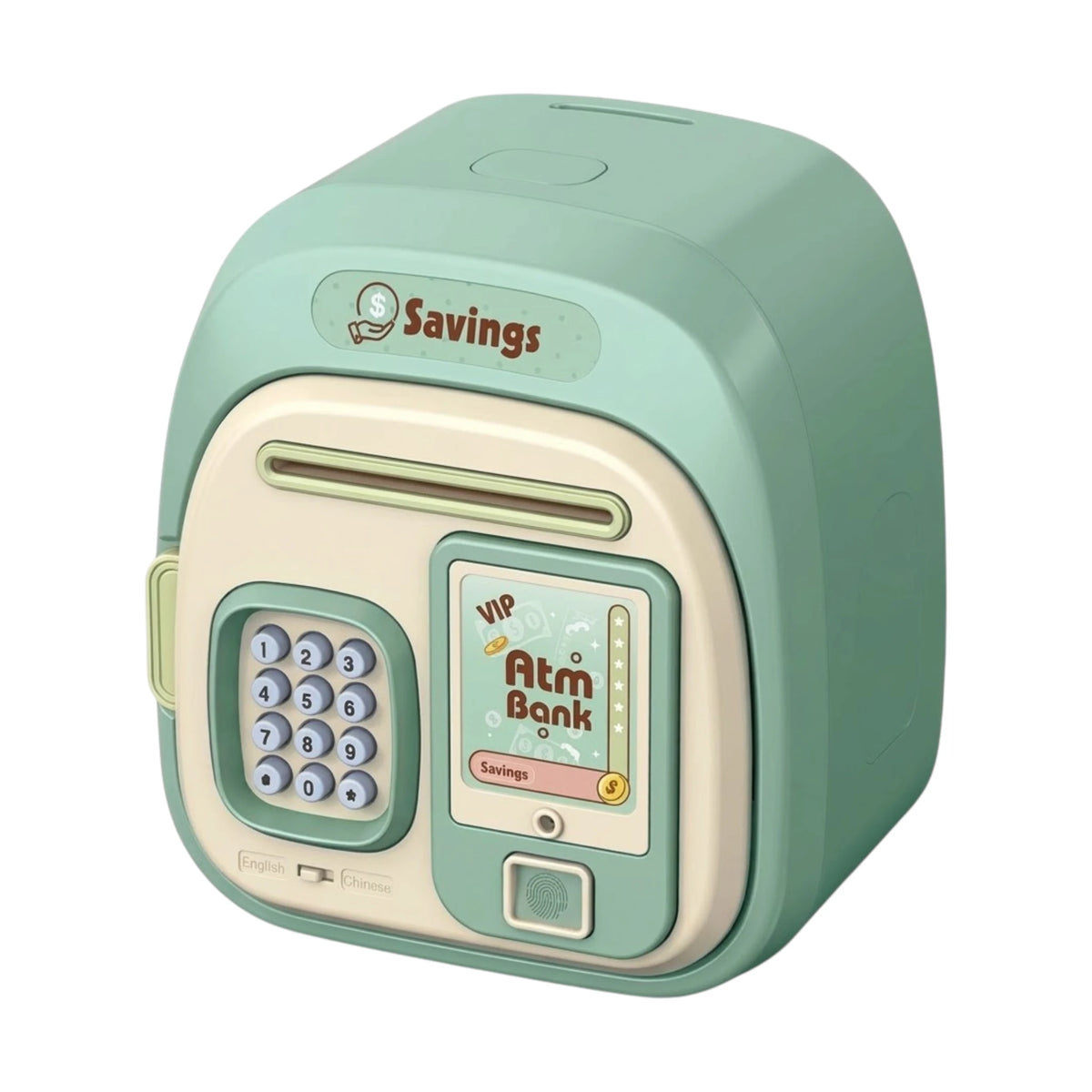 money bank stimulated fingerprint with music 7604