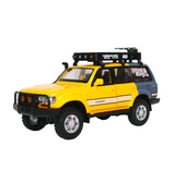 die-cast metal jeep land cruiser lc80 model 1:24 with music & lights