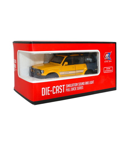 die-cast metal jeep land cruiser lc80 model 1:24 with music & lights