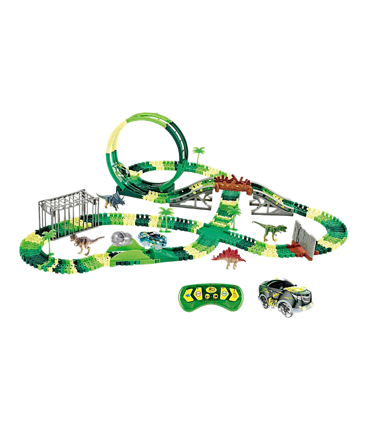 remote control diy dinosaur race track 250pc 186