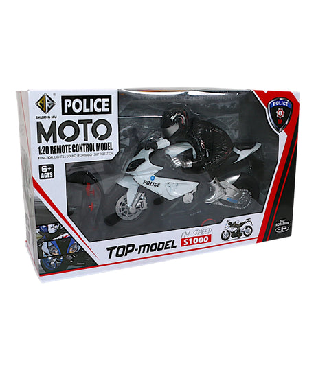 remote control police bike racer 1:20 chargeable 565-r4