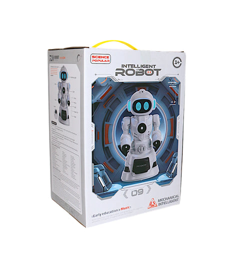 remote control intelligent robot with music and light 655-56