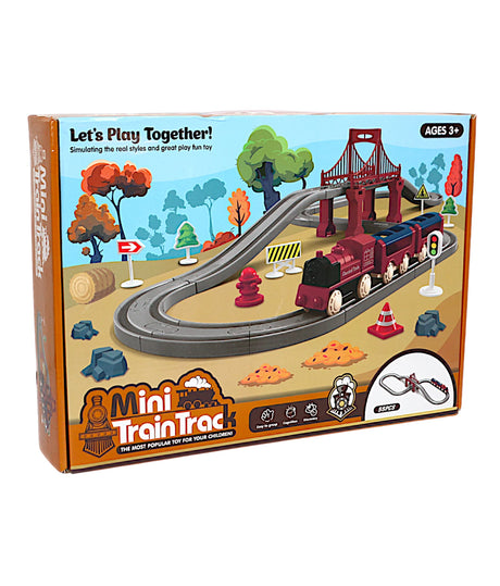 diy mini train track set 55pc 3d510
