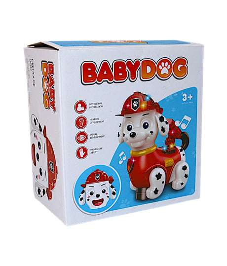 musical baby dog with light automatic control 2050b