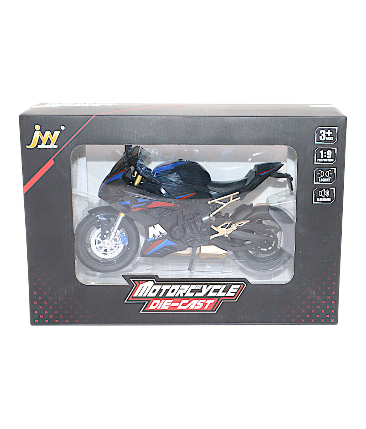 die-cast metal yamaha bike 1:9 t836