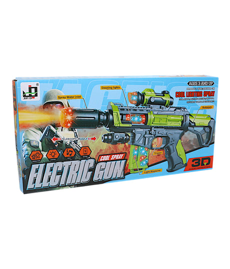 musical electric gun with spray jq566b