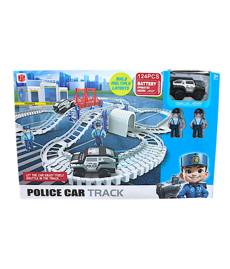 police track set 124pcs 888-127