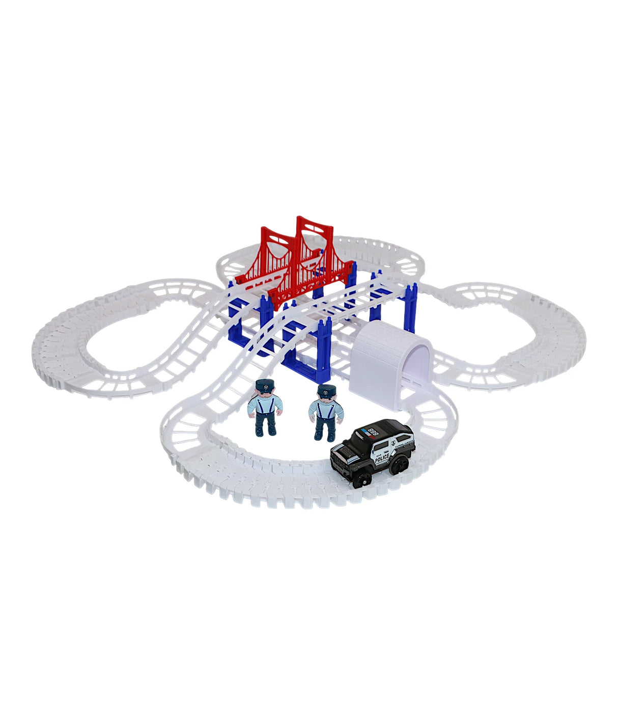 police track set 124pcs 888-127