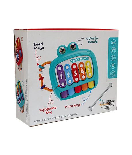 dinosaur xylophone 5keys with beads maze by302
