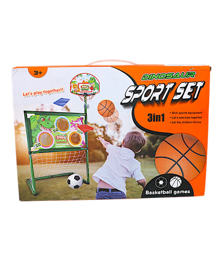 dinosaur sports set 3in1 35x68x126cm t918