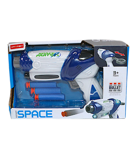 musical space gun light with soft bullet mw7793