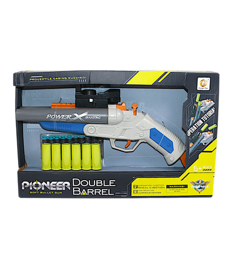 shooting gun pioneer double barrel 832a