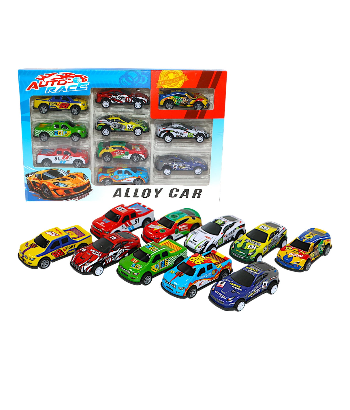 die-cast metal car 10pcs 600-c
