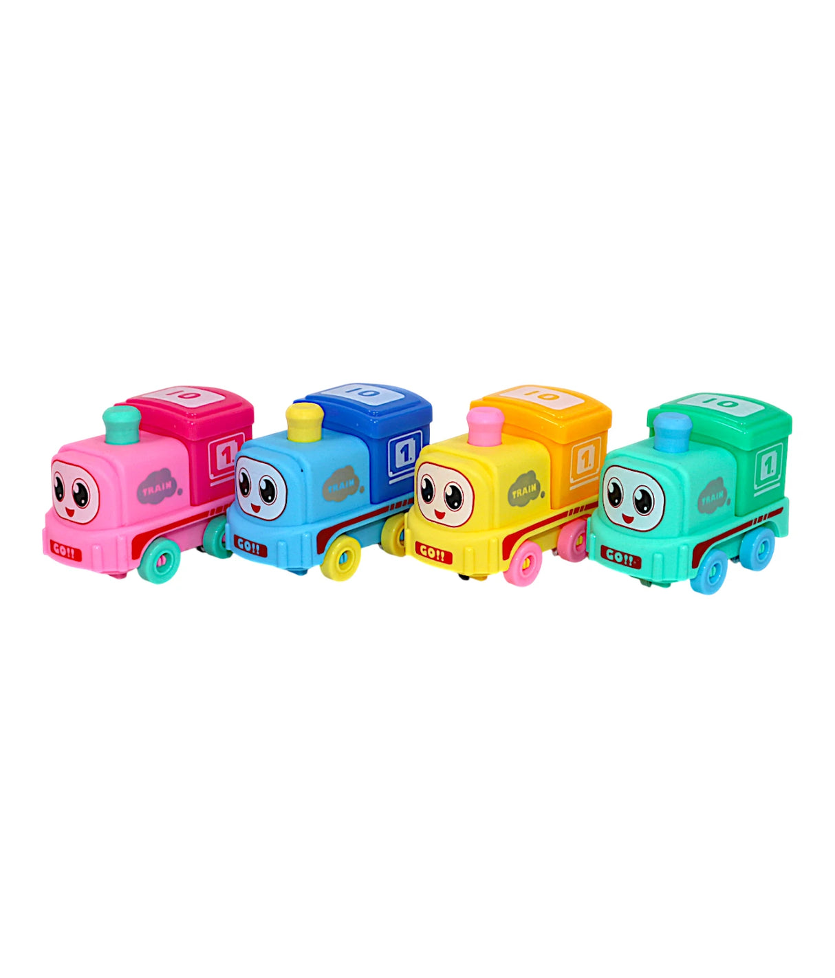 friction train engine with light 1pc mix color