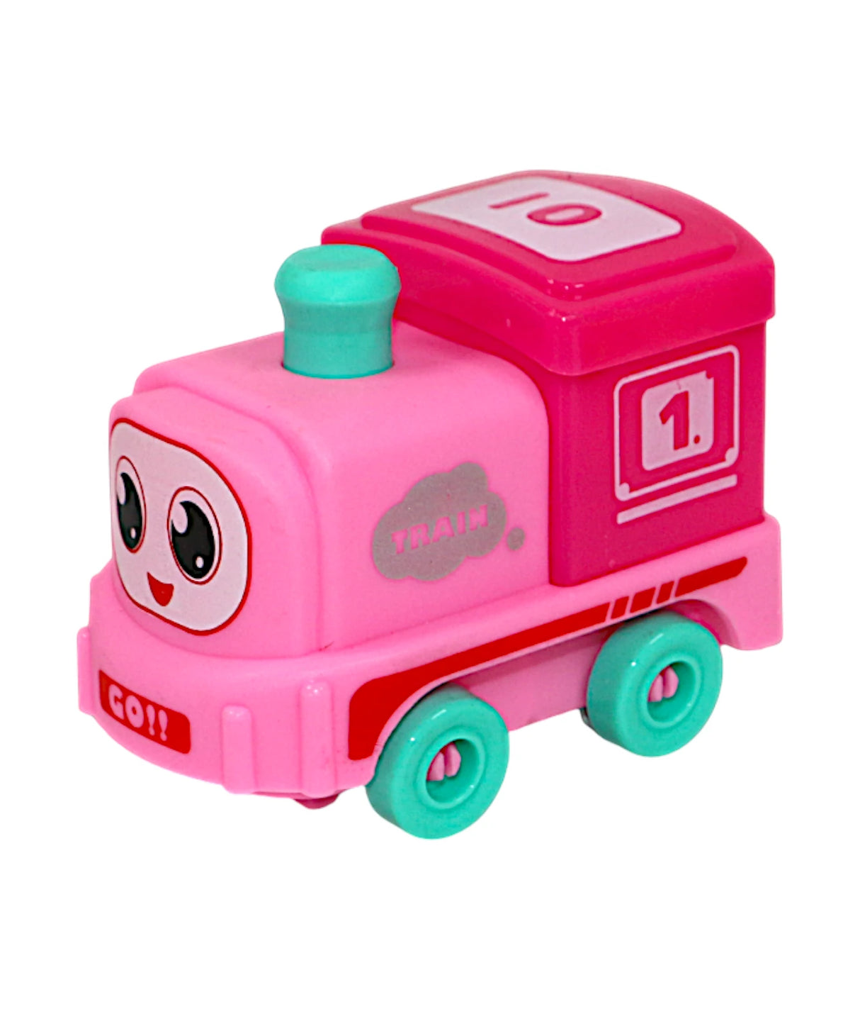 friction train engine with light 1pc mix color