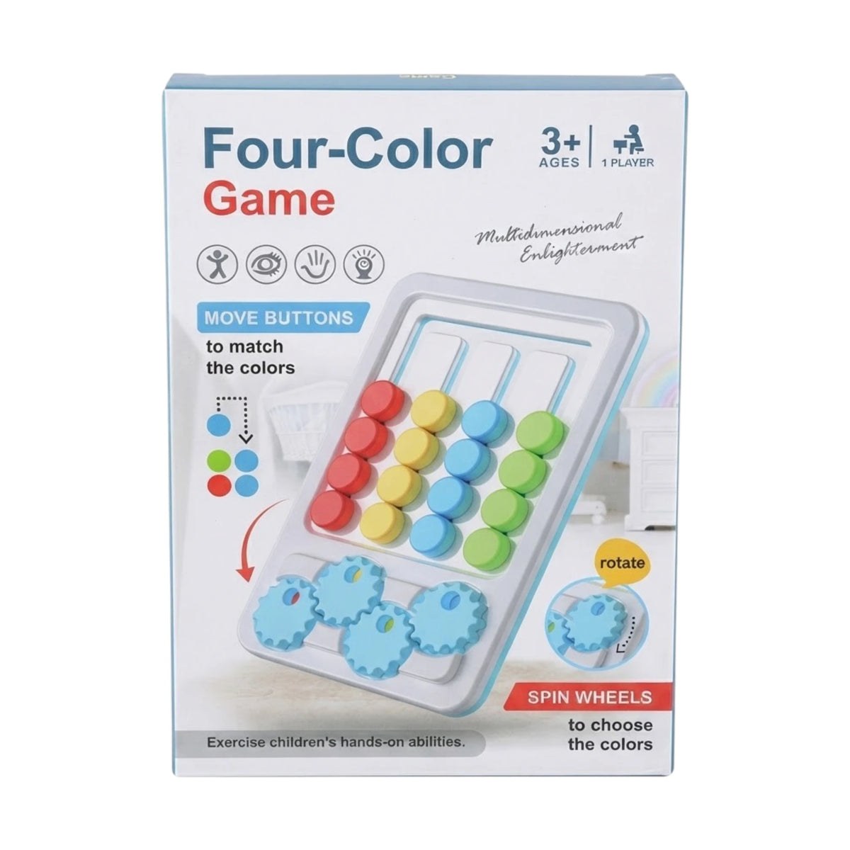 four color game colorful