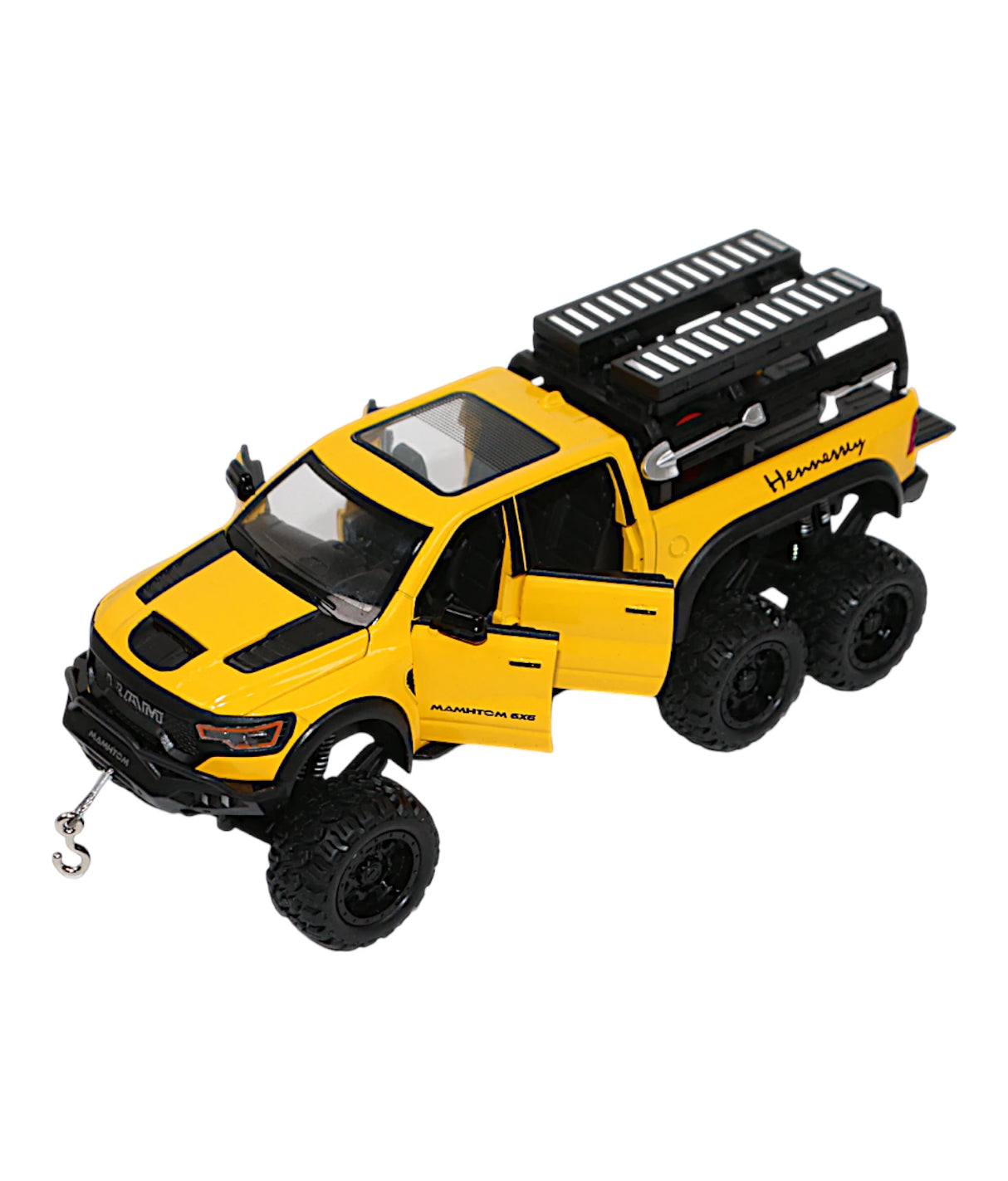 die-cast metal dodge ram 6x6 1:24