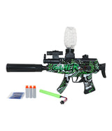 mp5 submachine orbeez+bullet gun 2in1 chargeable fk612
