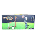 football + basketball 2in1 game set 22pc 010-32
