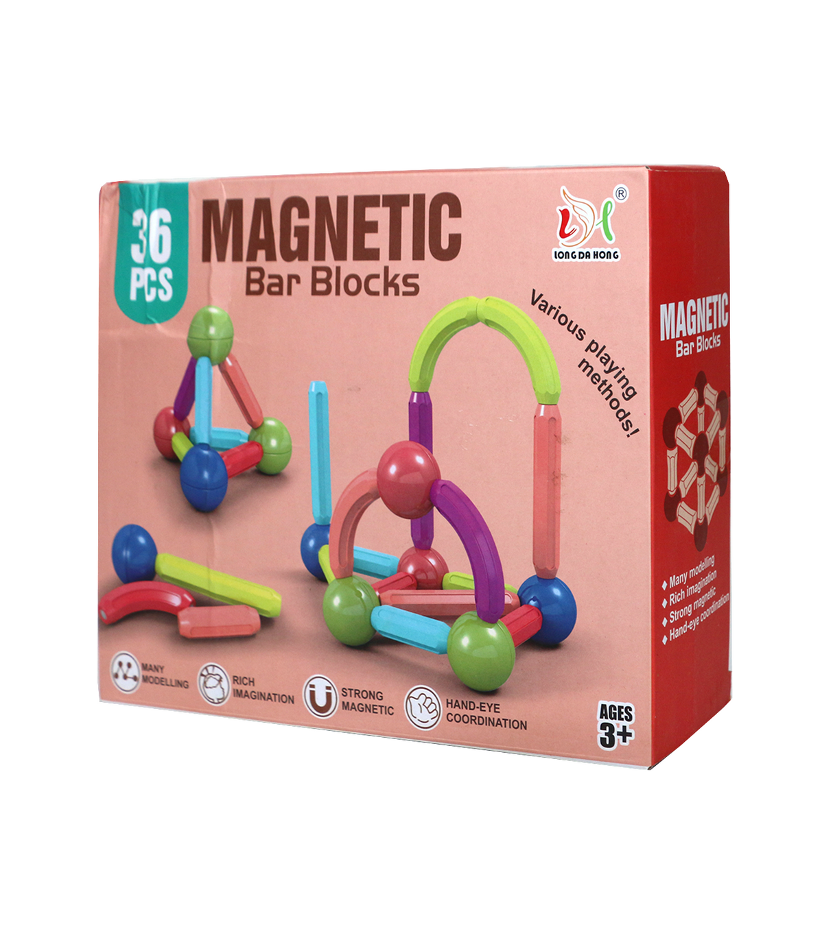magnetic bar blocks 36pc 096f1
