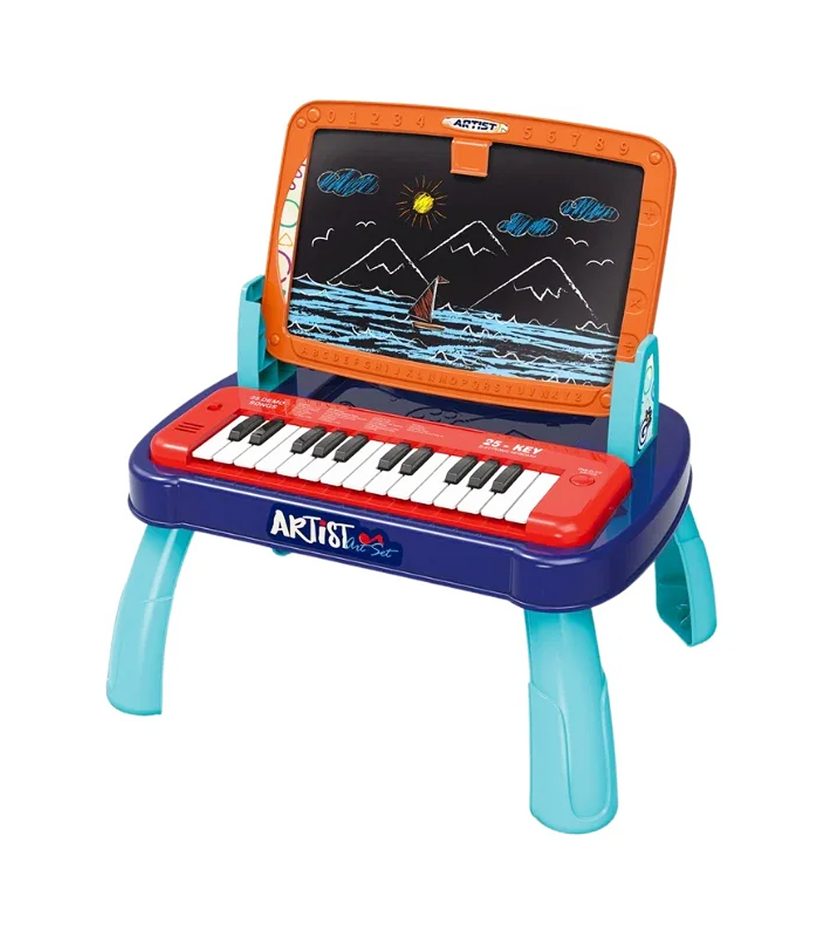 elecronic piano with drawing board 628-87