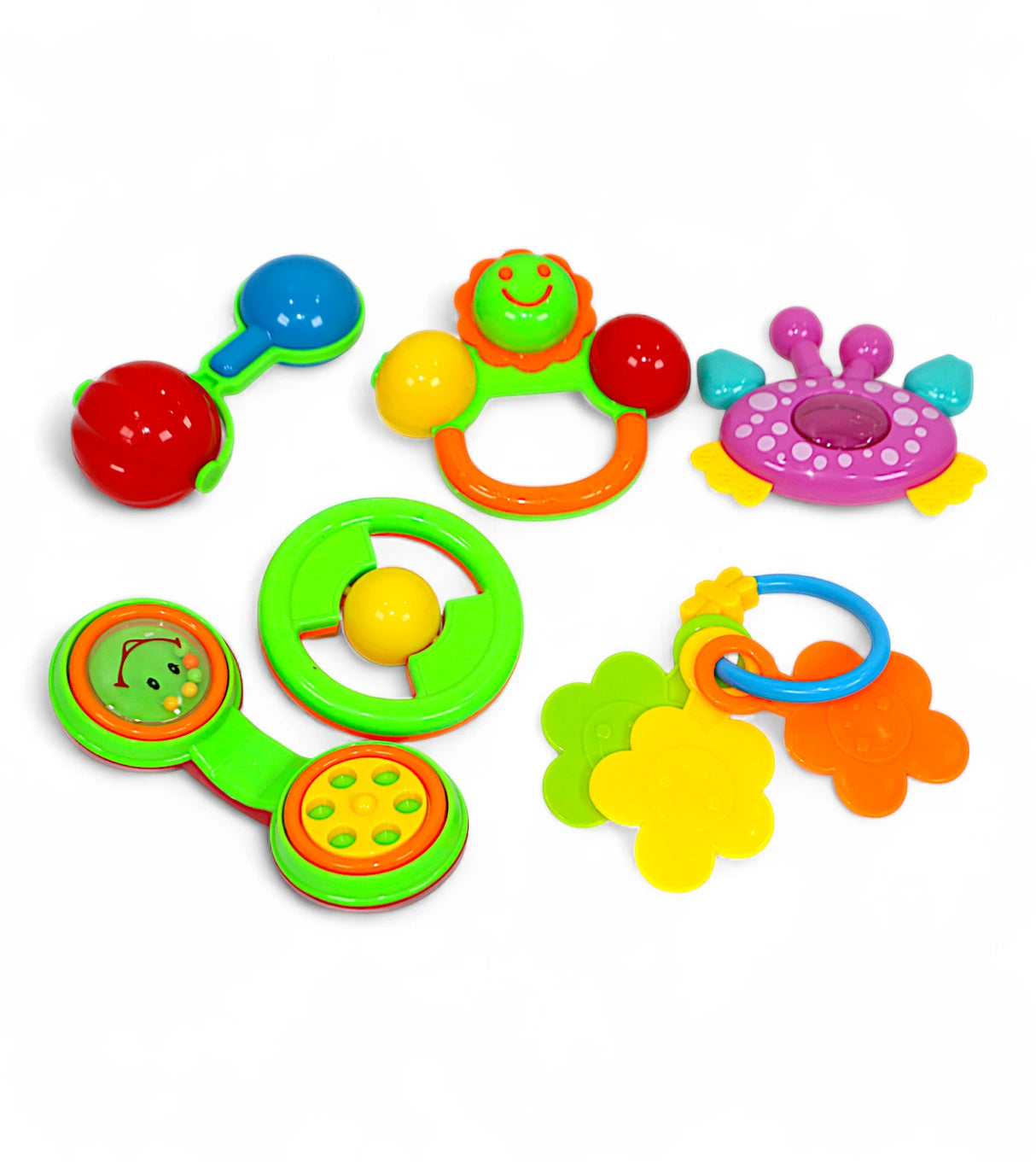 baby rattle set 6pc