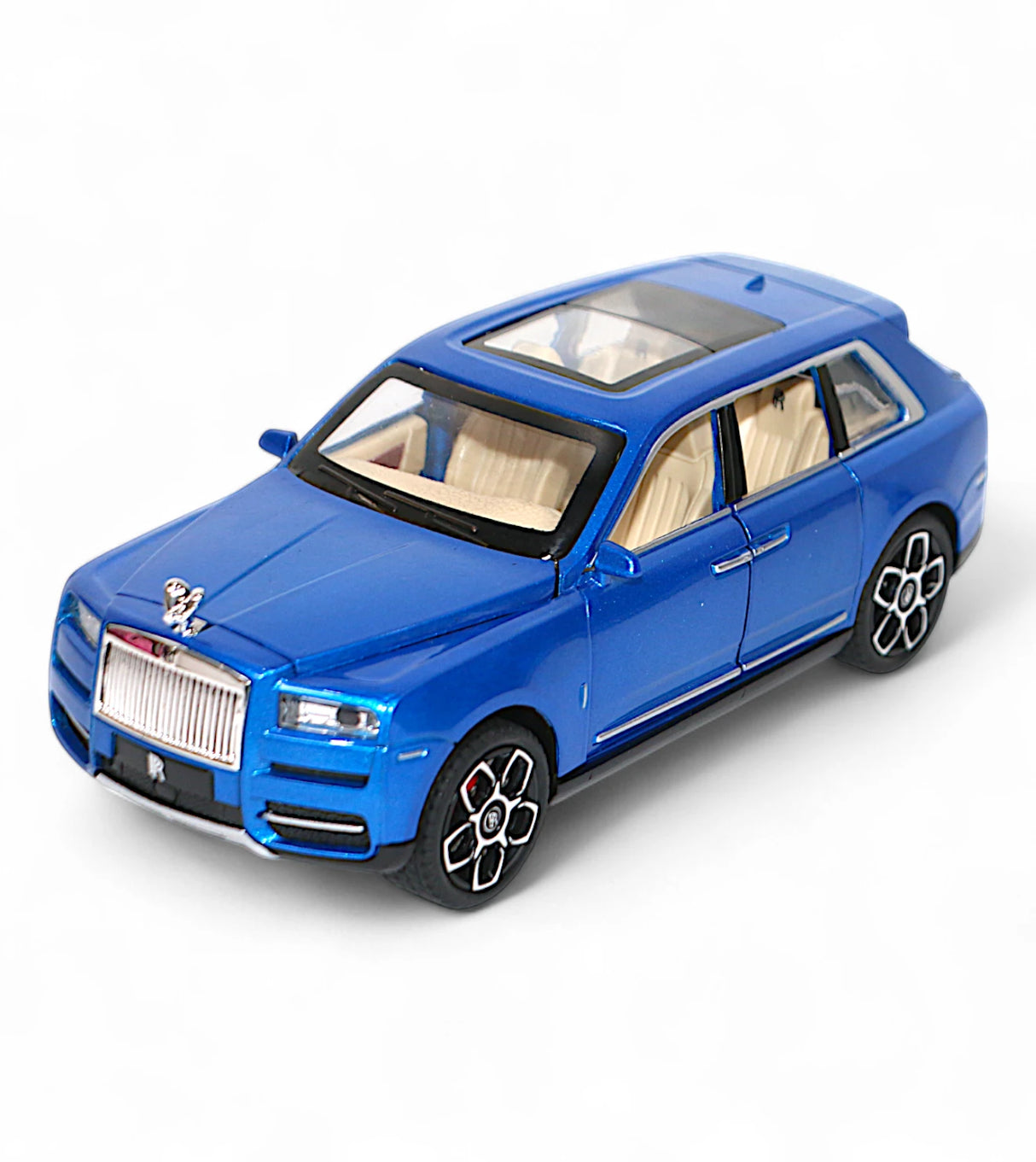die-cast metal rolls royce cullinan 1:24 model with spray ,music & lights