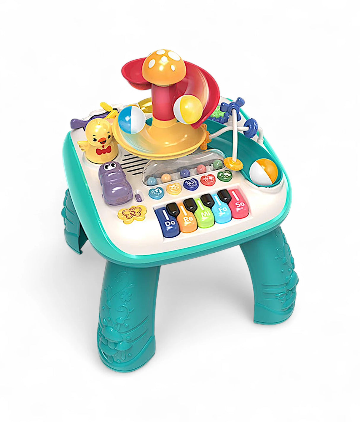 musical piano 5keys fun rolling ball