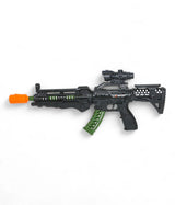 musical gun with lights & spray