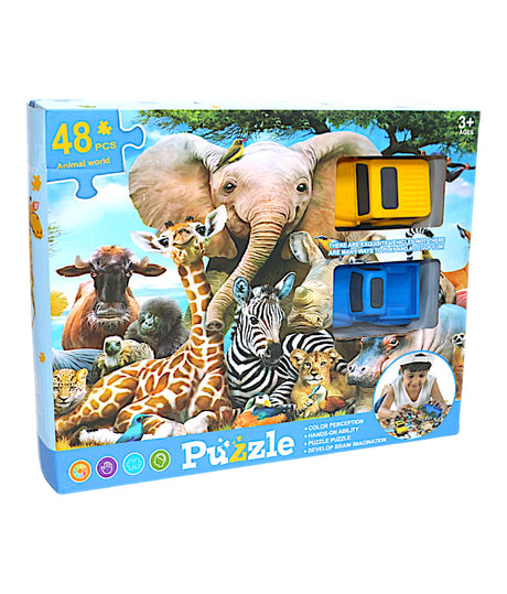 puzzle set 48pc & 2cars