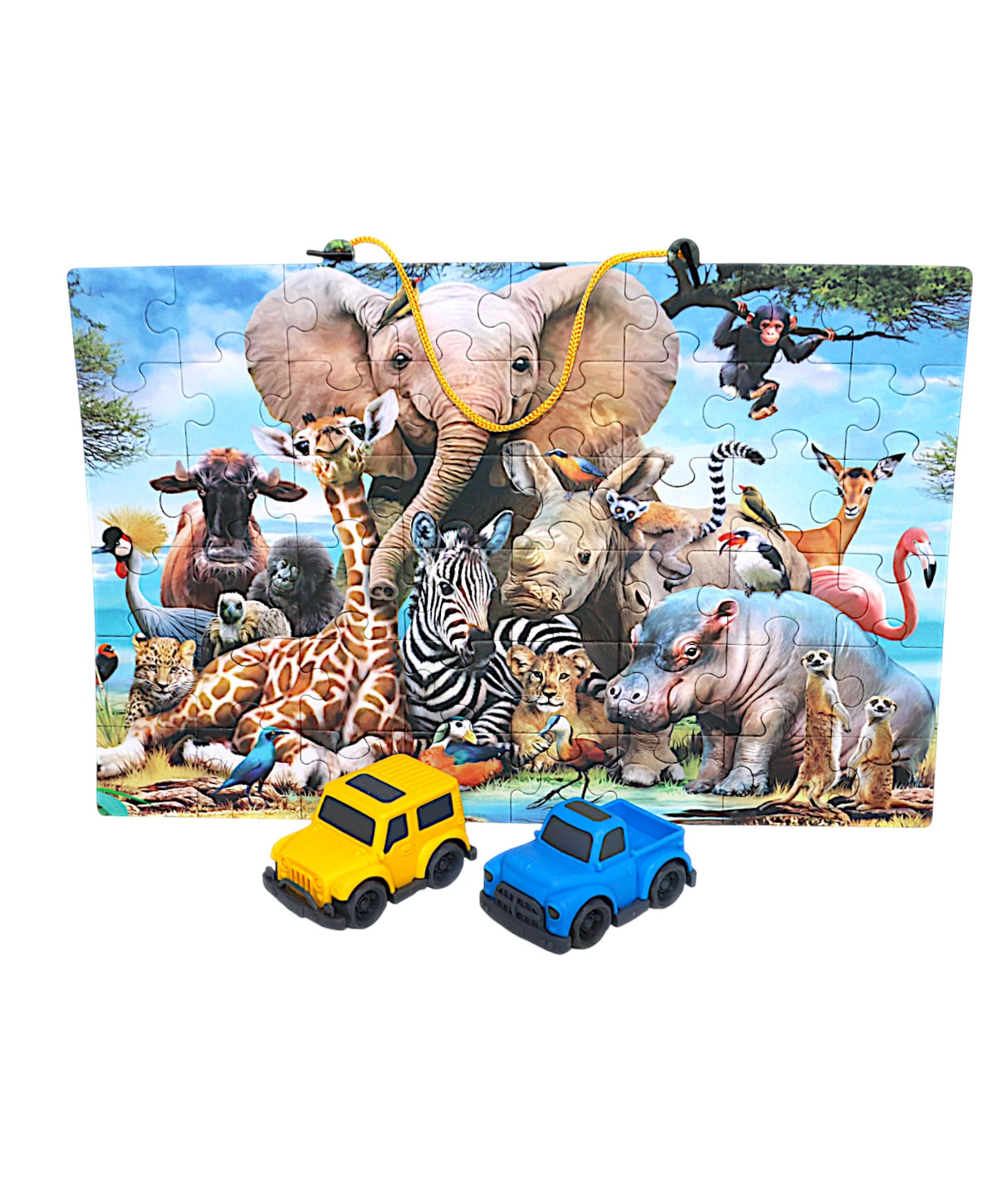 puzzle set 48pc & 2cars
