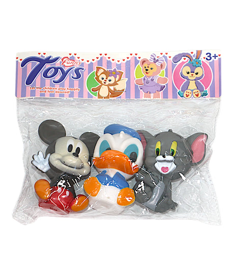 pvc chu chu cartoon set 3pc