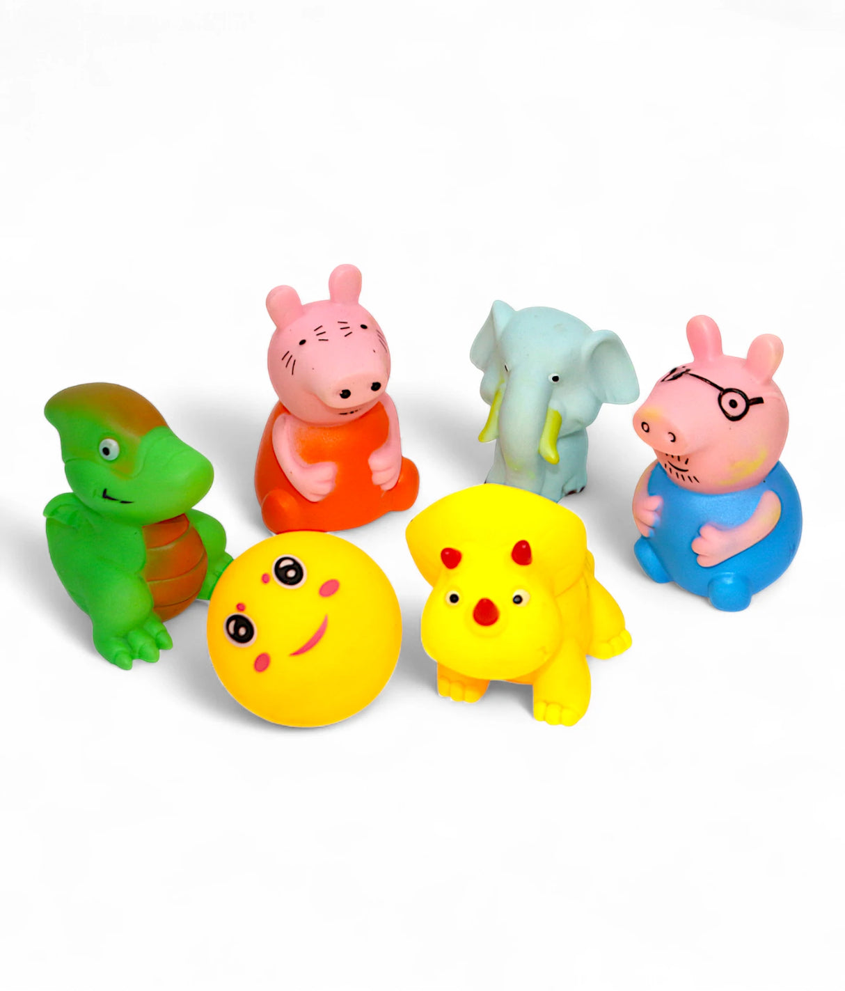 pvc chu chu animal set 6pc