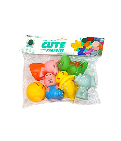 pvc chu chu animal set 6pc