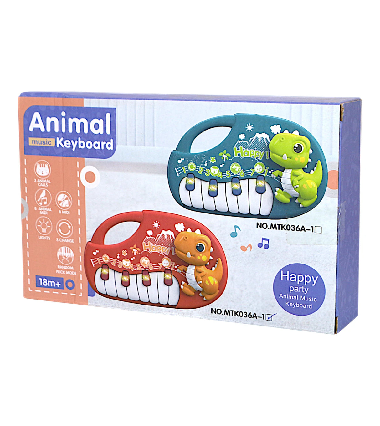 musical animal keyboard mix color 12keys