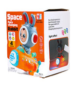 musical space rabbit with light effect