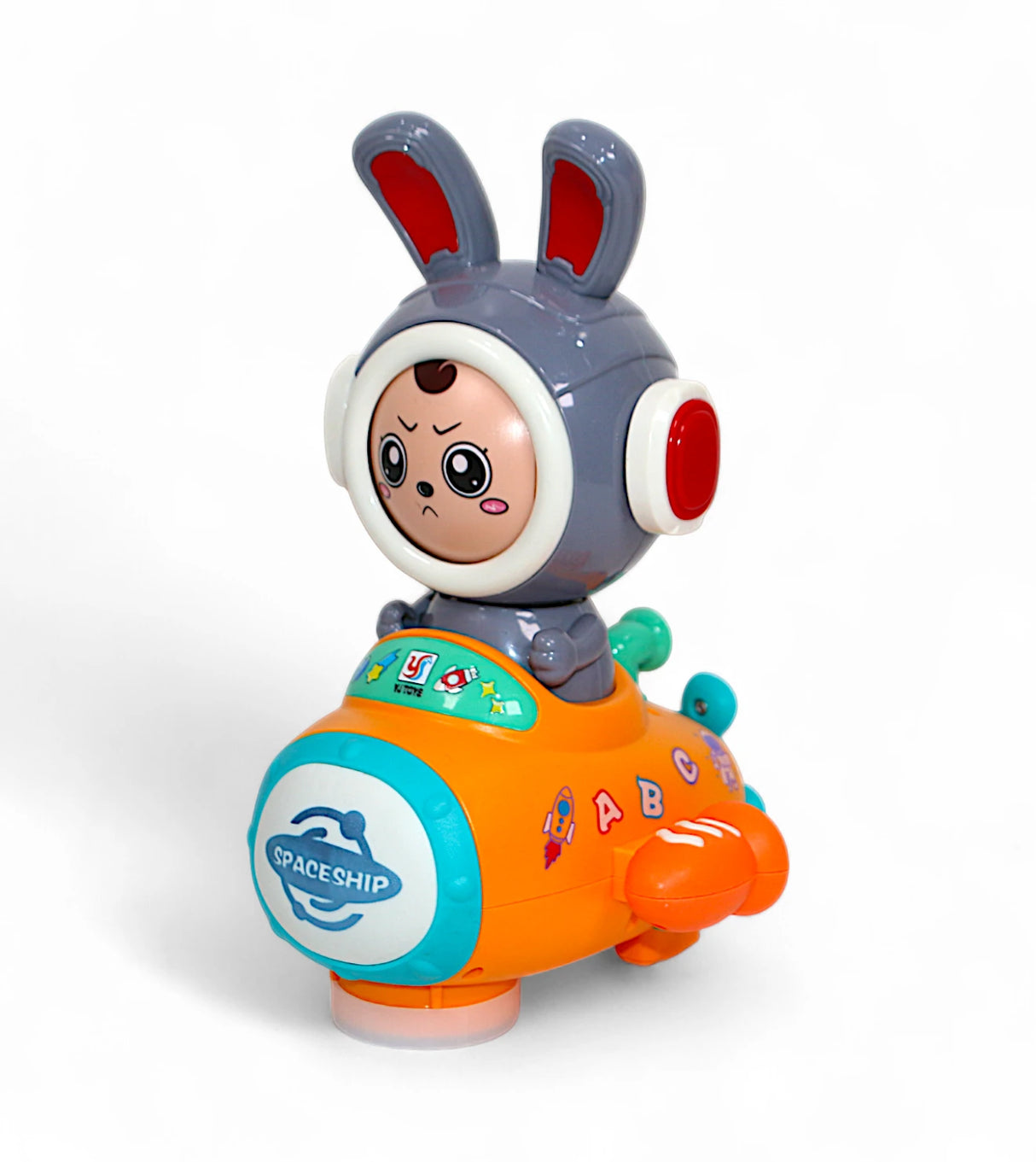 musical space rabbit with light effect