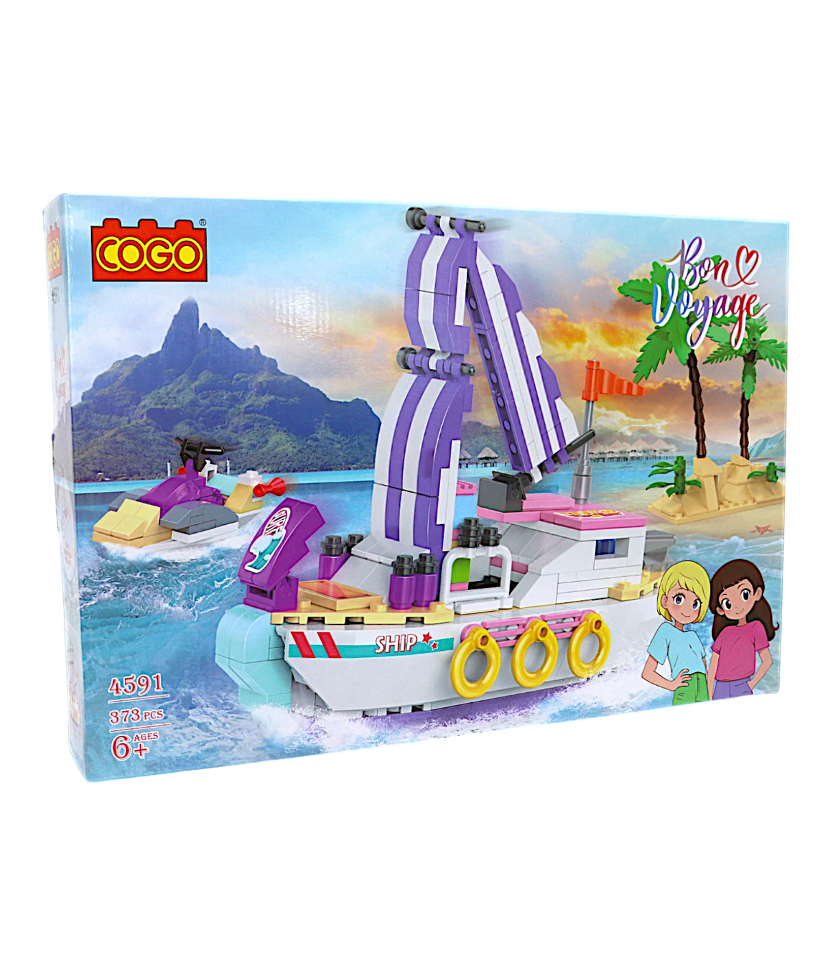 cogo lego blocks bon voyage 373pc