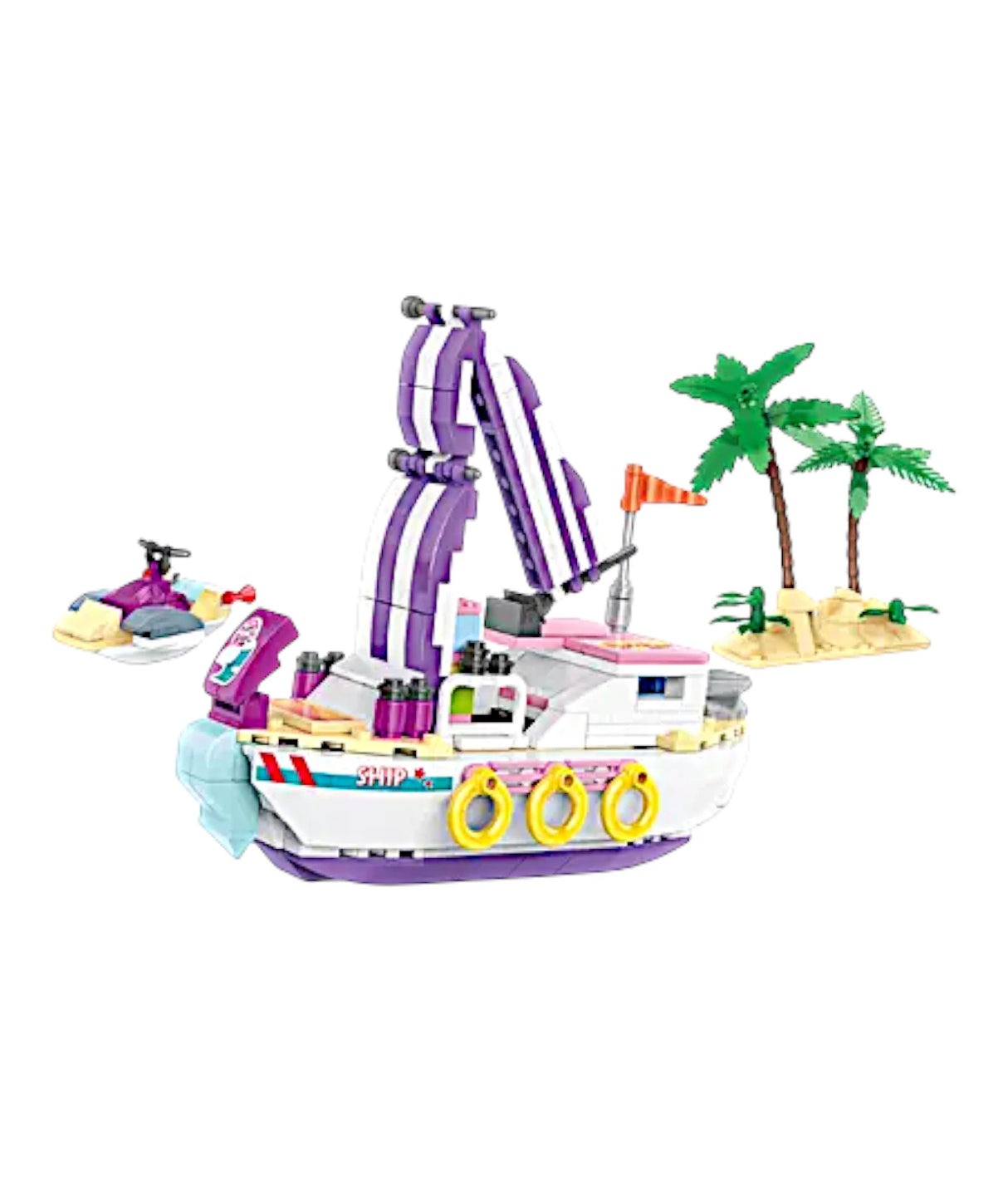 cogo lego blocks bon voyage 373pc