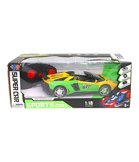 remote control sports car with music & light 1:18 t268