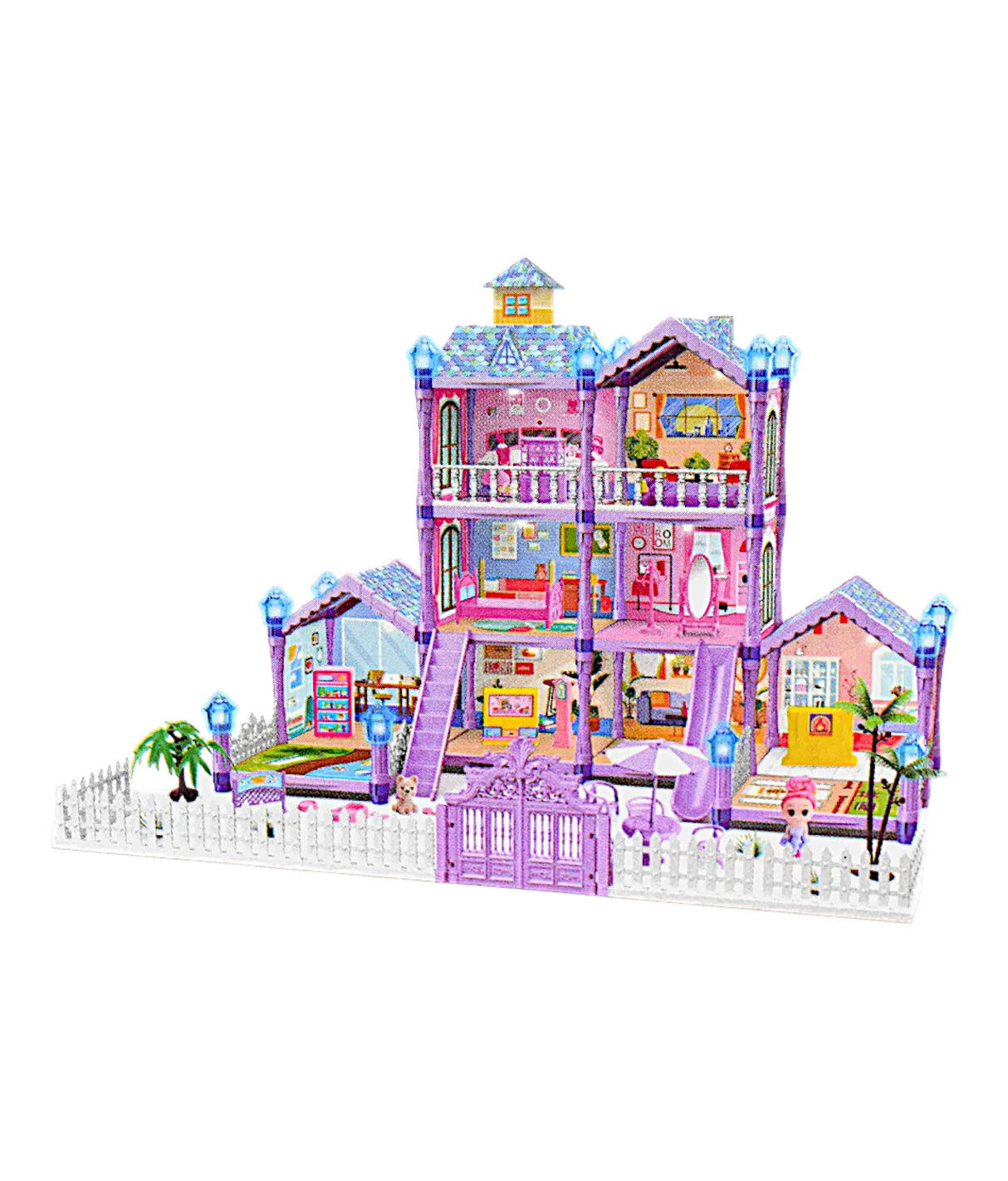 doll house 219pc 70x59x45cm