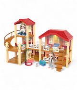 wooden doll house