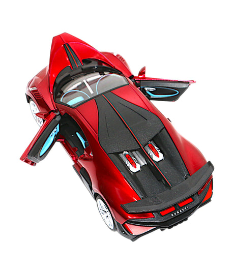 die-cast metal bugatti divo 1:22 model with music & lights