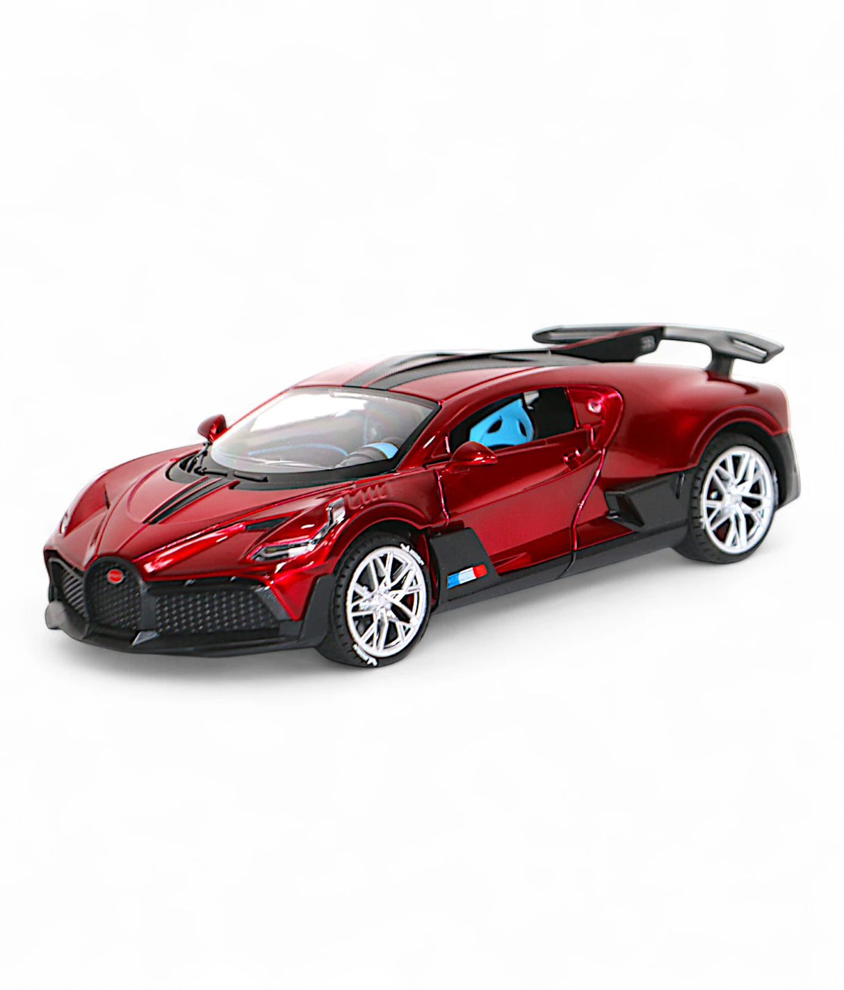 die-cast metal bugatti divo 1:22 model with music & lights