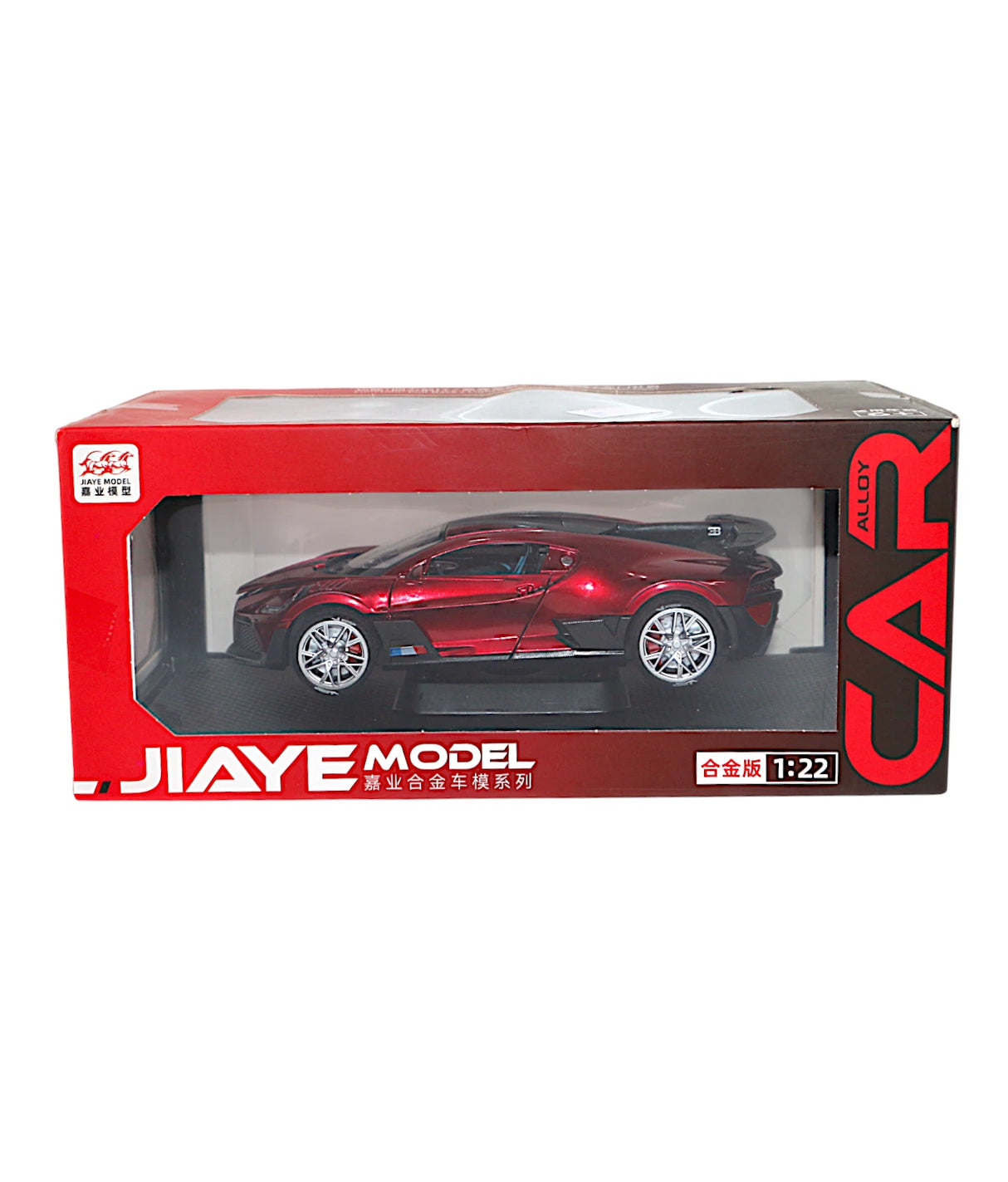 die-cast metal bugatti divo 1:22 model with music & lights