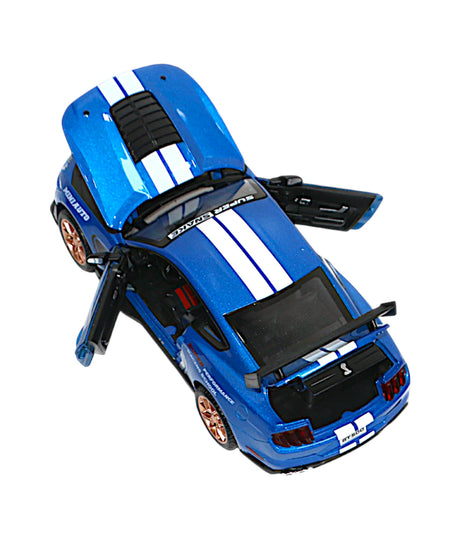 die-cast metal ford mustang shelby gt500 1:24 model with music & lights
