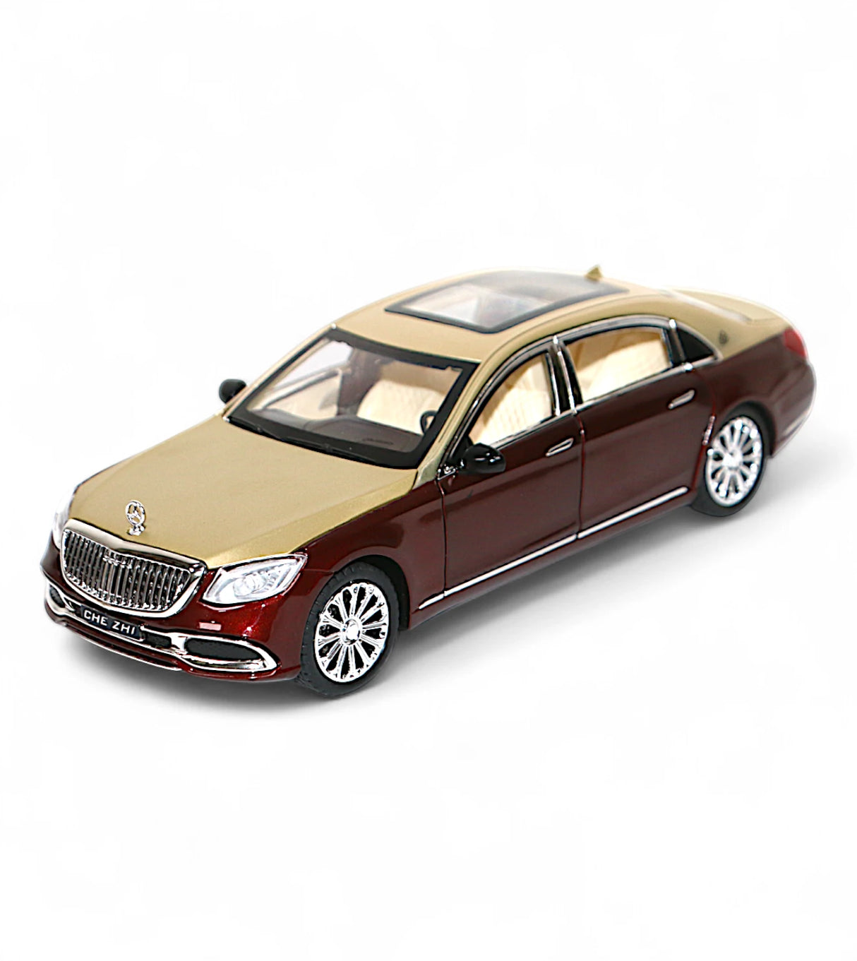 die-cast metal mercedes maybach s600 1:24 with spray , music & lights